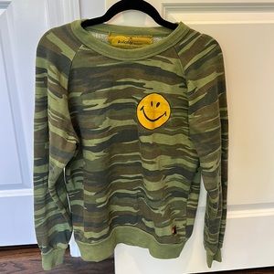 Camo Aviator Nation sweatshirt.